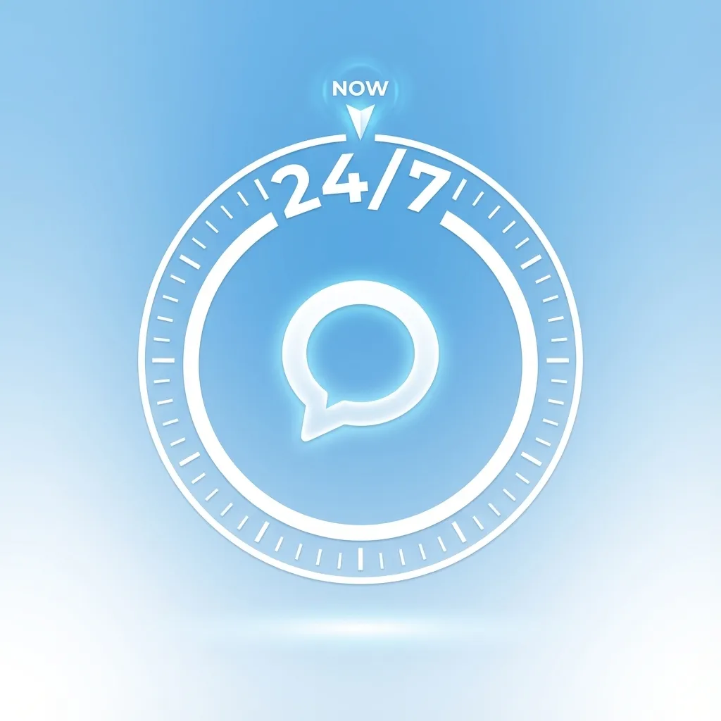 Ilustrație cu fereastră de chat live 1win pe ecran, iconiță mesaj și operator de suport online