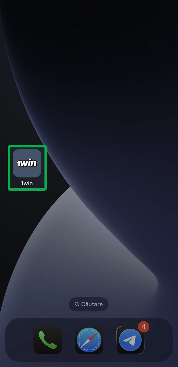 Porniți aplicația și intrați în lumea jocurilor de noroc și a pariurilor cu 1win.