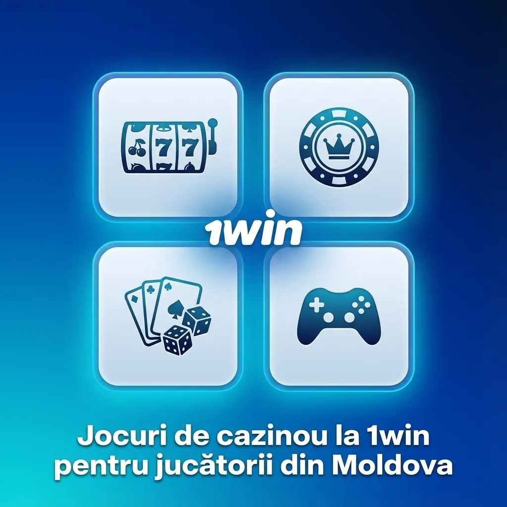 Interfață 1win cazinou Moldova cu listă de sloturi, ruletă, blackjack, jocuri live și filtre de căutare