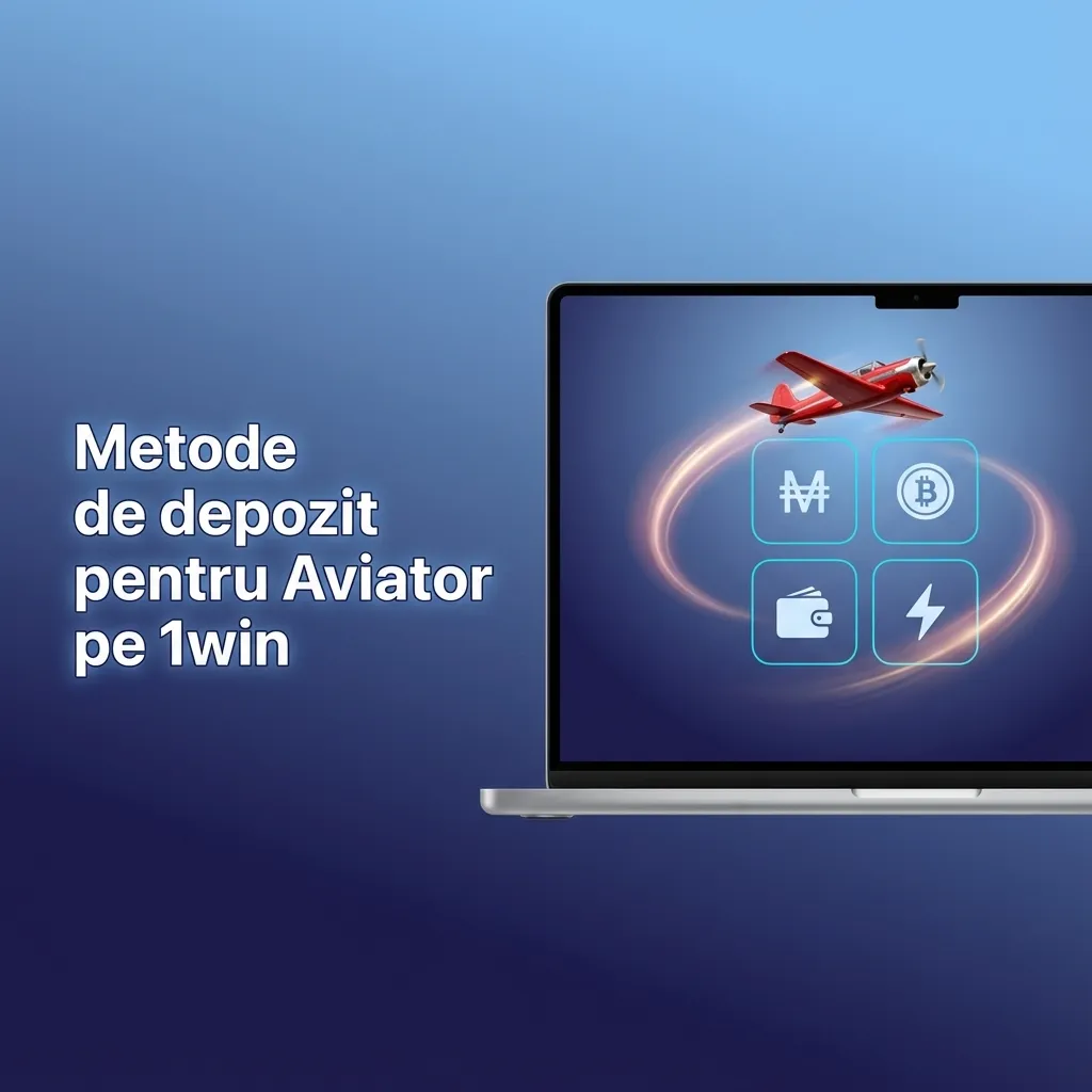 Infografic 1win Aviator cu iconițe pentru carduri, e-walleturi, criptomonede și plăți mobile populare în Moldova