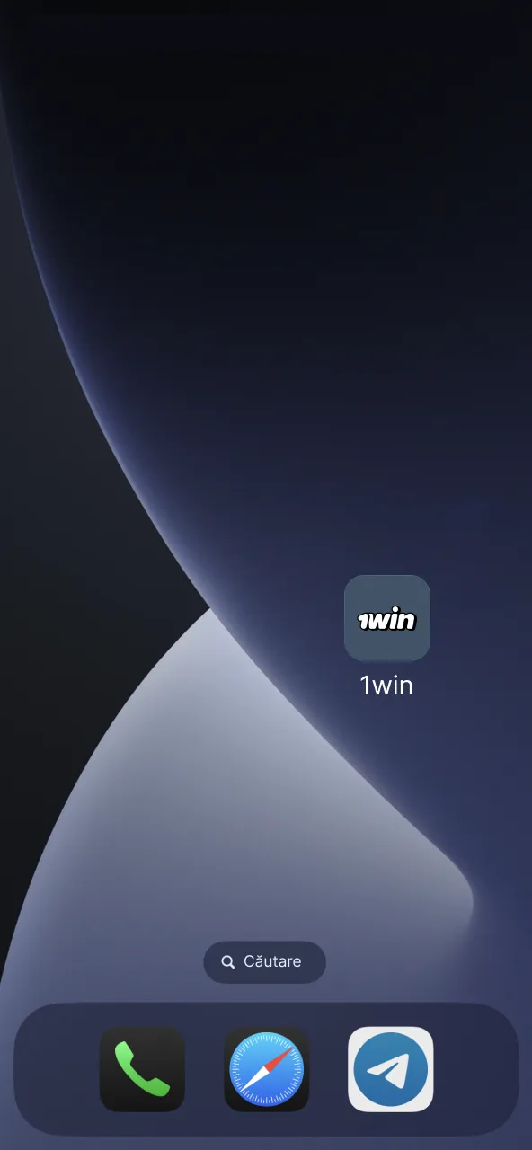Shortcut iOS pentru lansarea Mines pe 1win.