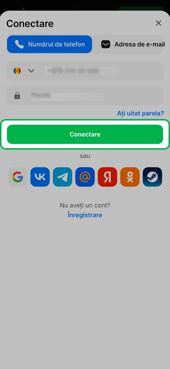 Acces complet la contul 1win după confirmare.
