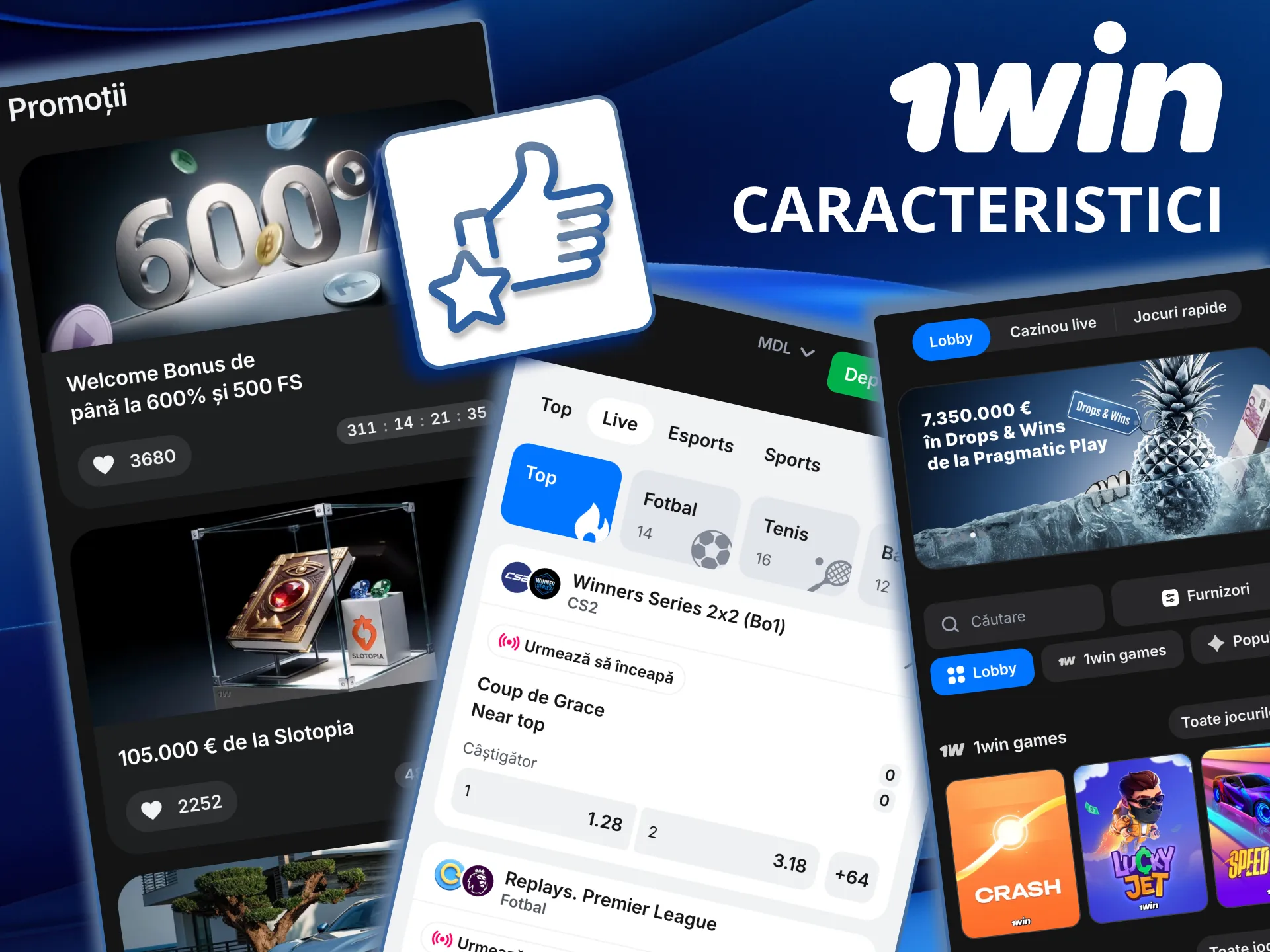 Platforma 1win MD oferă bonusuri atractive și plăți sigure.