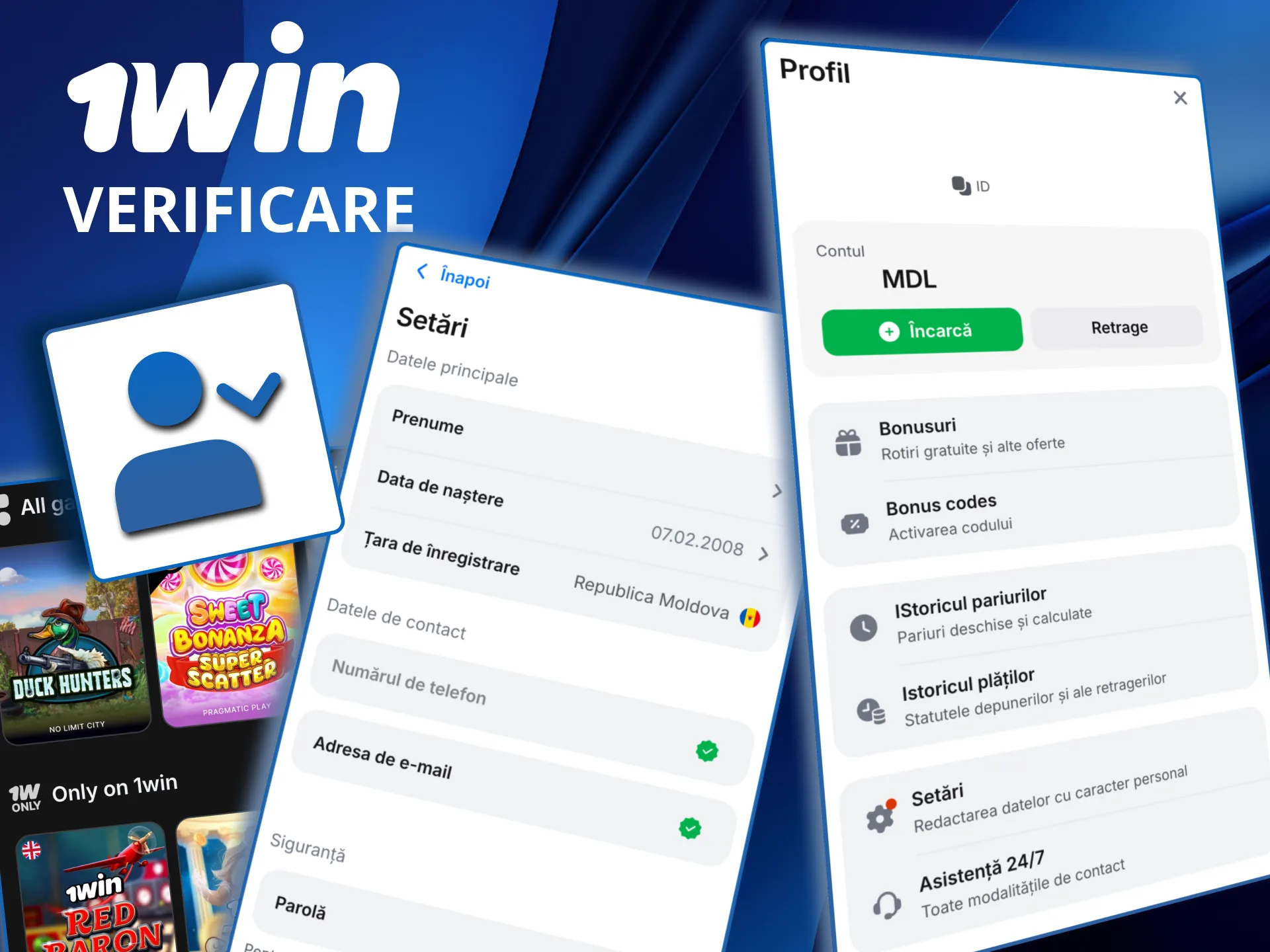 Verificarea contului 1win confirmă identitatea și permite retrageri sigure.