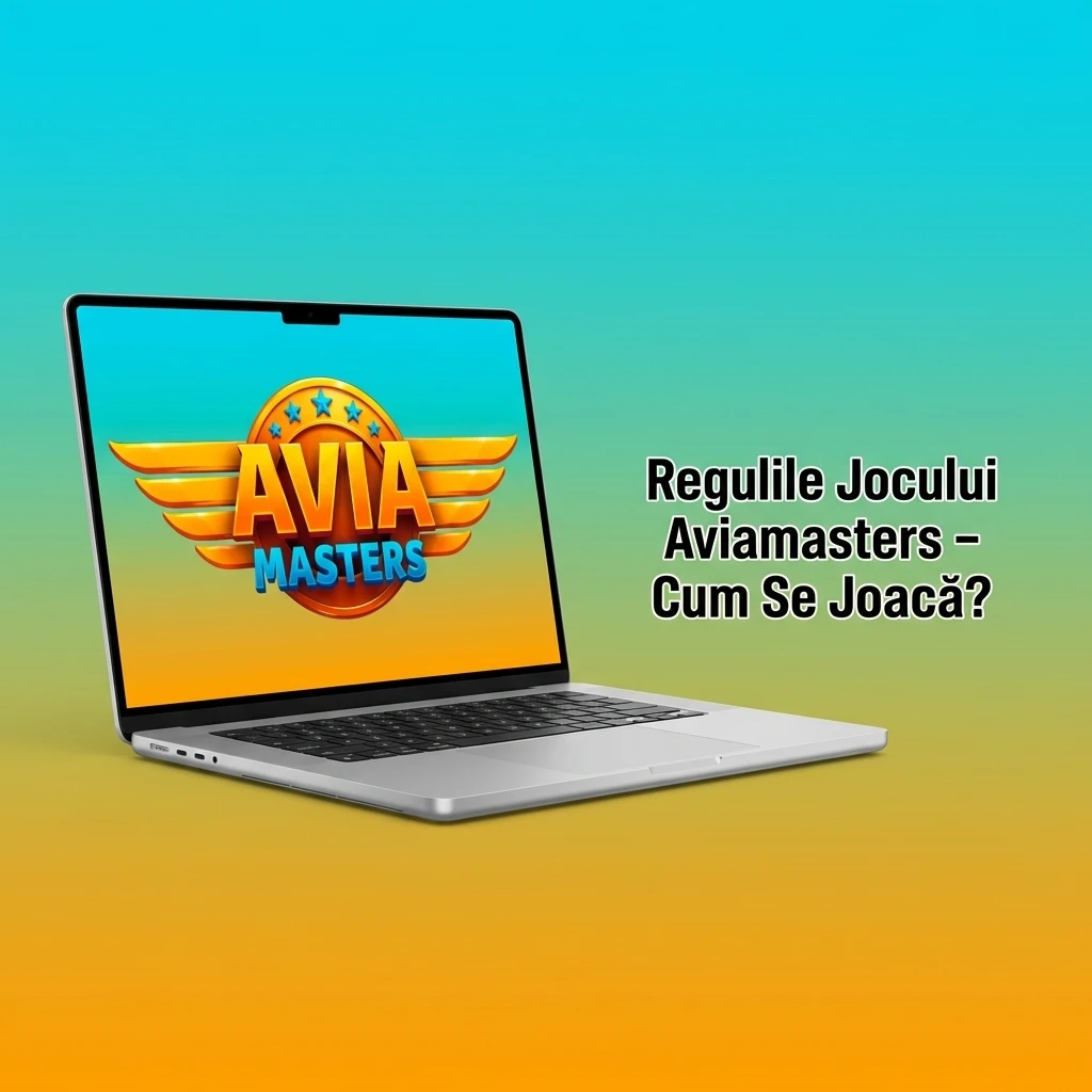 Avion decolând în jocul Aviamasters cu multiplicator în creștere și panou de pariuri vizibil pe ecran