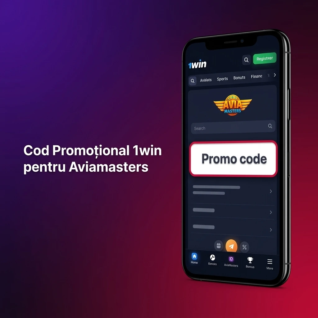 Cod promoțional 1win 1WIN2024 pentru jucătorii din Moldova - bonus la înregistrare Aviamasters